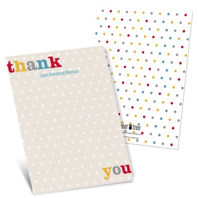 Sweet Polka Dots -- Polka Dot Thank You Cards