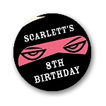 Sneaky Girl Ninja -- Kids Birthday Favor Stickers