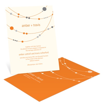 Swanky Strands -- Wedding Party Invitations