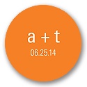 Modern Monogram Pairing -- Wedding Favor Stickers