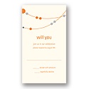 Swanky Strands -- Response Wedding Cards