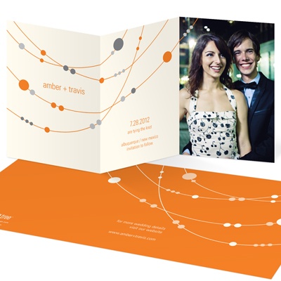 Swanky Strands -- Save the Date Photo Cards