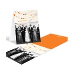 Swanky Strands -- Wedding Photo Thank You Notes