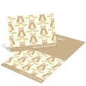 Vintage Owl Pattern -- Adoption Thank You Cards