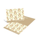 Vintage Owl Pattern -- Adoption Thank You Cards