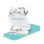 Trendy Chevron Stripes -- Baby Adoption Announcements