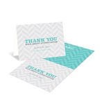 Trendy Chevron Stripes -- Adoption Thank You Cards