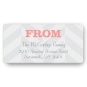 Chic Chevron Stripes -- Personalized Family Address Labels