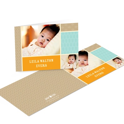 Sweet Squares -- Kids Photo Thank You Cards