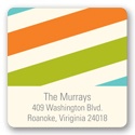 Contemporary Stripes -- Family Return Address Labels