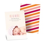 Trendy Introduction -- Adoption Announcement Cards