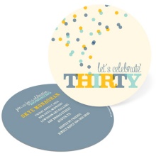 Celebrate Thirty -- 30th Birthday Invitations