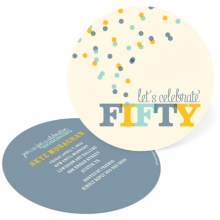Celebrate Fifty -- 50th Birthday Invitations