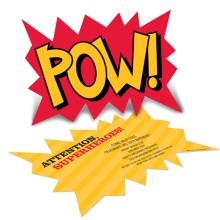 Calling All Superheroes! -- Superhero Birthday Invitations