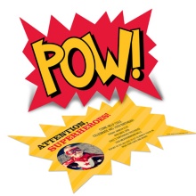 Calling All Superheroes! -- Superhero Photo Birthday Invitations