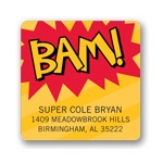 Calling All Superheroes! -- Kids Return Address Labels