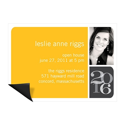 Blocked Year -- Graduation Photo Magnets