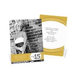 Vibrant Sketch -- Graduation Announcement Cards