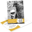 Vibrant Sketch -- Graduation Announcement Postcards