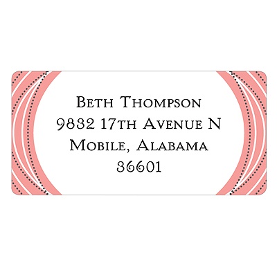 Vibrant Sketch -- Stylish Address Labels