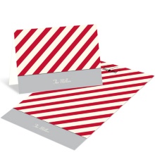 Mesmerizing Stripes -- Personalized Family Stationery