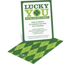 Feelin' Lucky -- St. Patrick's Day Party Invitations