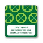 Lucky Clovers -- Irish Address Labels