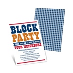 Giddy with Gingham -- Neighborhood Block Party Invitations