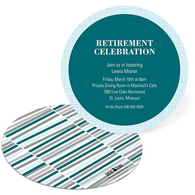 Circular Celebrations -- Retirement Party Invites