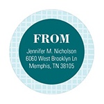 Circular Style -- Circular Address Labels