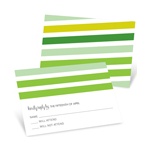 I Do Stripes -- Custom RSVP Cards