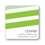 I Do Stripes -- Wedding Invitation Address Labels