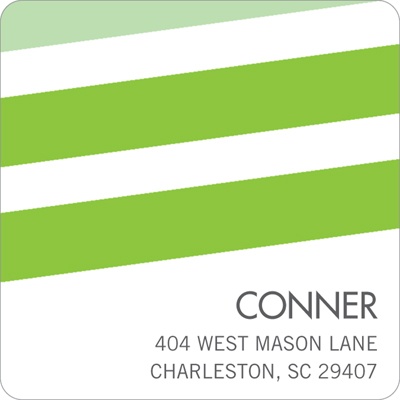 I Do Stripes -- Wedding Invitation Address Labels