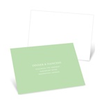 Simple Message -- Wedding Reception Cards