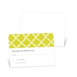 Patterned Perfection -- Invitation Reply Cards