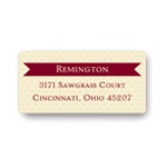 Ribbon Banner -- Classic Address Labels