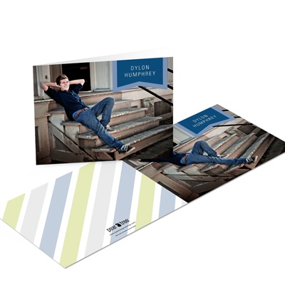 Transparent Stripes -- Photo Thank You Notes