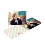 Muted Stripes -- Graduation Photo Thank You Cards