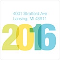 Stacked Success -- Personalized Round Address Labels