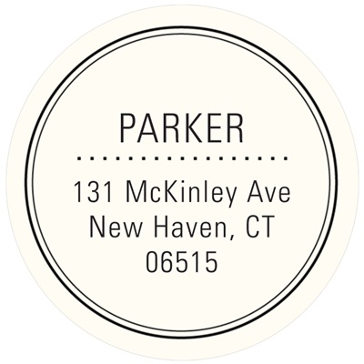 Top of the Class -- Round Address Labels