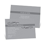 Scholarly Scripted -- Traditional Graduation Invitations
