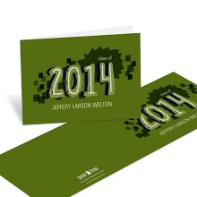 Say It All in Green -- Graduation Party Thank You Notes