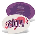 Say It All in Purple -- Custom Graduation Invitations