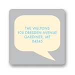Speech Bubble Style -- Fun Address Labels