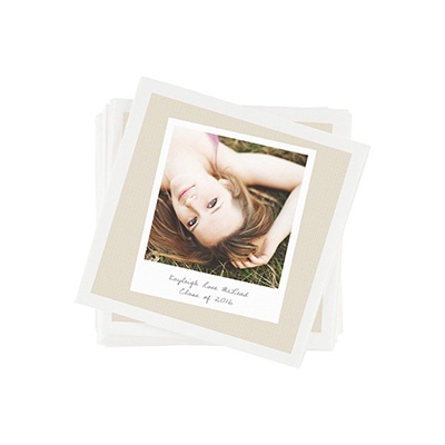 Snapshot Memories -- Personalized Graduation Napkins