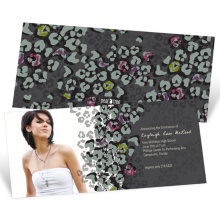 Wild About the Grad -- Modern Graduation Announcements