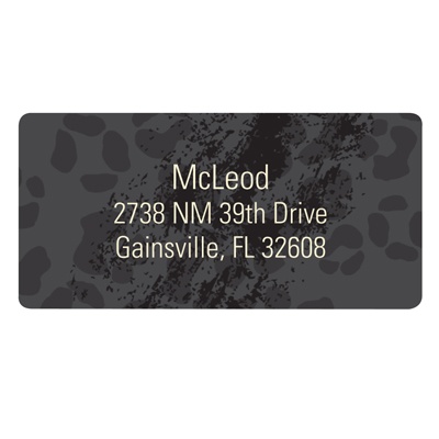 Wild Style -- Animal Print Address Labels