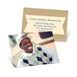Wood Grain Graduate -- Profile Cards