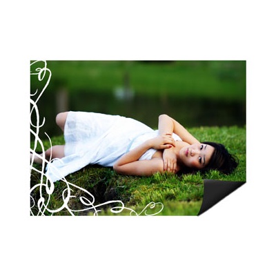 Senior Swirls -- Graduation Photo Magnets