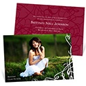 Senior Swirls -- College Graduation Invitations